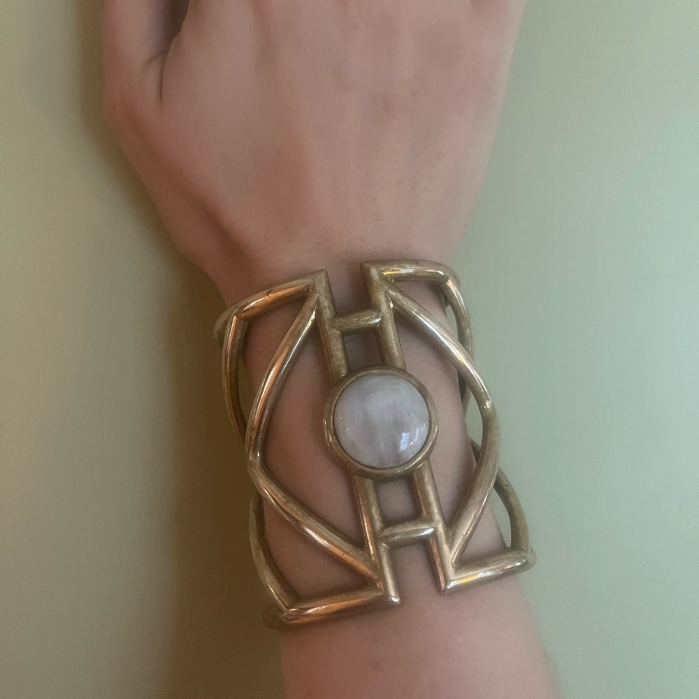 Moonstone Cuff Bracelet
